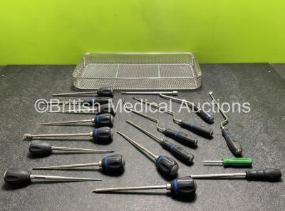 Job Lot of Elite Surgical Instruments in Basket