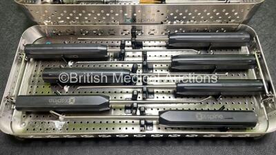 X-Spine Lumbar Disk Preparation Surgical Instrument System Including Shavers and Curettes in Tray - 2