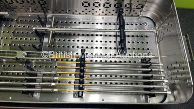 X-Spine Lumbar Disk Preparation Surgical Instrument System Including Shavers and Curettes in Tray *Incomplete* - 4