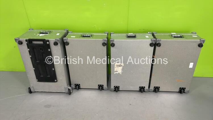 4 x Mobile Transport Flight Cases