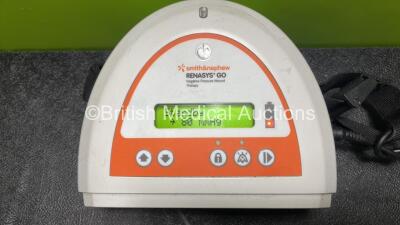 Smith & Nephew Renasys Go Negative Pressure Wound Therapy Unit with Power Supply *Mfd 2019* (Powers Up) *SN KHCF190115* - 2