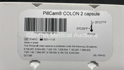 7 x Given Imaging PillCam Colon 2 Capsule Ref FGS-0519 *Expired 2021* (Unused in Boxes) - 3