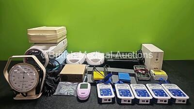 Mixed Lot Including Medix AC4000 Nebuliser, 1 x Porta-Neb Nebuliser Compressor, 1 x Philips Respironics Medic-Aid Nebuliser, 1 x APC Backup CS 650, 1 x APC Back-UPS ES 700, 2 x AirMed 1000 Nebuliser Compressors (2 x Damaged Power Cable - See Photos), 1 x 