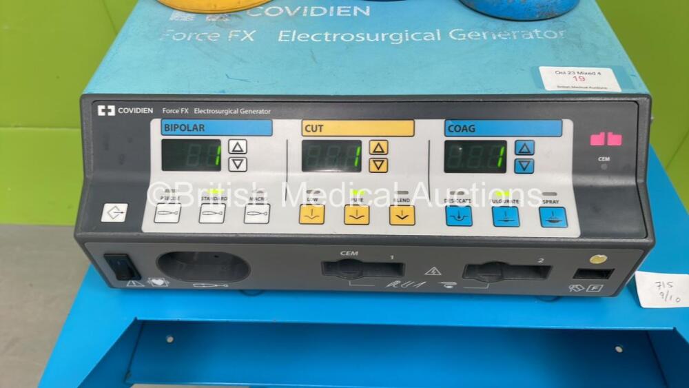 Valleylab Force FX 8CS Electrosurgical / Diathermy Unit on Stand with ...