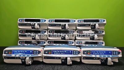 12 x CareFusion BD Alaris Guardrails Plus GH Syringe Pumps *Mfd 11 x 2020 and 1 x 2019* (All Power Up with PP4 Code) *SN 272057036 / 272072696 / 272052666 / 272057037 / 272067933 / 272072692 / 272067936 / 272067937 / 272040365 / 272066609 / 272006553 / 27