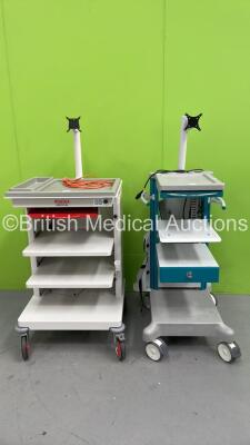 1 x Aquilant Stack Trolley and 1 x Pentax Stack Trolley