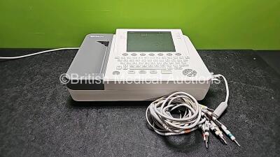 Edan SE-1200 Express ECG Machine with 10 Lead ECG Leads (Powers Up) *SN 106757-M12401820001*