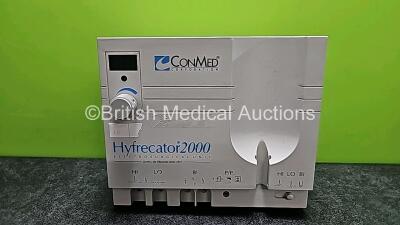 1 x ConMed Hyfrecator 2000 Electrosurgical Unit (Powers Up)