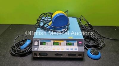 Covidien Force FX-8CS Electrosurgical / Diathermy Unit *Mfd 2012* (Powers Up) with 2 x Dome Footswitch and 1 x Dual Footswitch *SN S2D04700AX*