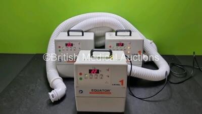 3 x Smiths Medical Equator Convective Warming Units (All Power Up) with Hoses