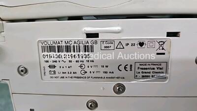 3 x Fresenius Kabi Volumat MC Agilia Infusion Pumps (All Power Up) - 7