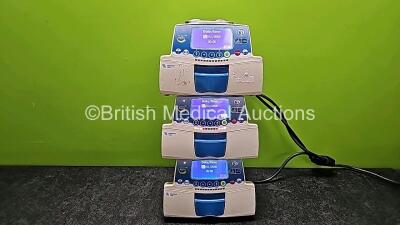 3 x Fresenius Kabi Volumat MC Agilia Infusion Pumps (All Power Up)