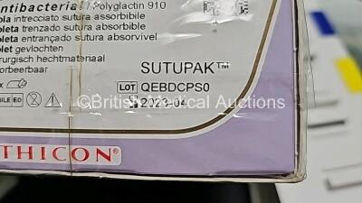 Mixed Lot Including 1 x DeVilbiss Pressure Care Mattress Cover, 1 x Unknown Cushion (See Photo), 1 x Cordless Bed Sensor Pad, 2 x Mattress Hoses, 1 x Smart Dual Recordable Voice with Mattress, 6 x Kynect Personal Lubricants *All Expired*, 1 x Box of Vicry - 8