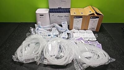 Mixed Lot Including 1 x SoClean CPAP Sanitizing Equipment Unit, 34 x Airtraq Avant Disposable Blade & Eyecup Size 3 *Expired*, 40 x Optiflow+ Tracheostomy Direct Connections,10 x Drager VentStar Mri (3 x in Photo - 10 x in Total) and Consumables *Expired* - 2