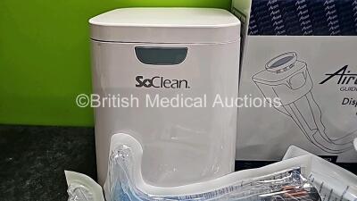 Mixed Lot Including 1 x SoClean CPAP Sanitizing Equipment Unit, 34 x Airtraq Avant Disposable Blade & Eyecup Size 3 *Expired*, 40 x Optiflow+ Tracheostomy Direct Connections,10 x Drager VentStar Mri (3 x in Photo - 10 x in Total) and Consumables *Expired* - 3