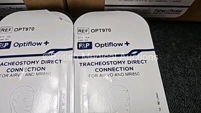 Mixed Lot Including 1 x SoClean CPAP Sanitizing Equipment Unit, 34 x Airtraq Avant Disposable Blade & Eyecup Size 3 *Expired*, 40 x Optiflow+ Tracheostomy Direct Connections,10 x Drager VentStar Mri (3 x in Photo - 10 x in Total) and Consumables *Expired* - 7