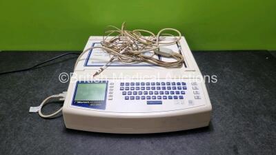 Mortara ELI 250 ECG Machine (Powers Up) with 10 Lead ECG Lead