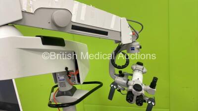 Zeiss OPMI Vario Dual Operated Surgical Microscope with 2 x f170 Binoculars, 2 x 12,5x Eyepieces and 2 x 10 Eyepieces on Zeiss S8 Stand (Powers Up with Good Bulb - Missing Dial - See Pictures) - 14