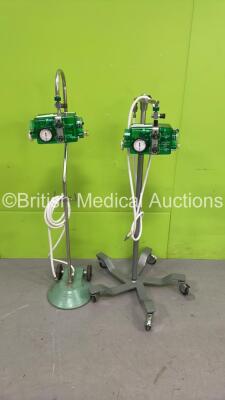 2 x Carefusion Bird Mark 7A Respirators on Stands with Hoses - 2