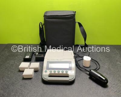 Verathon BVI 3000 Bladder Scanner (Powers Up) with 4 x Batteries, 1 x Transducer / Probe and 1 x Battery Charger in Carry Bag