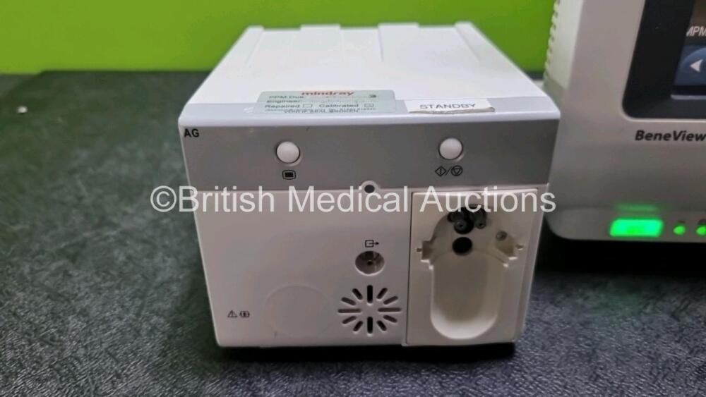 Mindray BeneView T5 Patient Monitor (Powers Up) Including Mindray AG ...