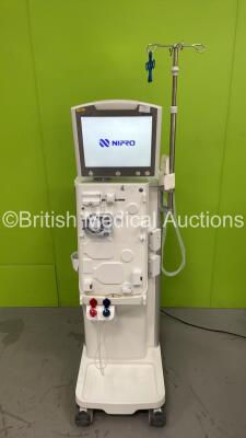 Nipro Corporation Surdial X Dialysis Machine Version 1.506 with Hoses (Powers Up) *S/N *19DN0712 **Mfd 2019**