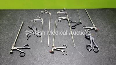 Job Lot of Various Laparoscopic Grasper/ Forcep Instruments