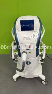 Lumenis M22 Laser Hair Removal System (Powers Up - Some Casing Damage - See Photo)