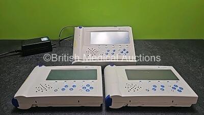 Job Lot Including 3 x Huntleigh Healthcare Dopplex Assist Units (All Power Up) and 1 x Huntleigh Healthcare Dopplex Assist Range (Powers Up) with 1 x Power Supply