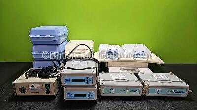 Mixed Lot Including 3 x Medix AC2000 Nebulisers, 2 x Philips Respironics Porta-neb Nebulisers, 1 x Marsden Baby Weighing Scale, 1 x SapiMed Light Source, 3 x Talley Attivo Pumps, 2 x Invacare Softform Active 2 Units and 2 x Dyna-Form Mercury Advance Units