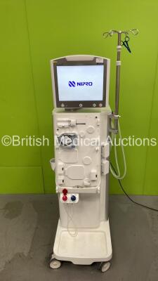 Nipro Corporation Surdial X Dialysis Machine Version 1.506 with Hoses (Powers Up with E055) *S/N * 19DN0713**Mfd 2019**