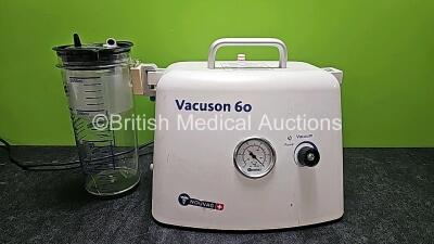 1 x Nouvag Vacuson 60 Suction Unit with Cup (Powers Up and Missing Dial Cover - See Photo)