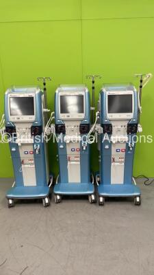 3 x Gambro Artis Dialysis Machines Running Hours 17124 / 17965 / 32805 (All Power Up) *FX029910 / FX029906 / FX014676*