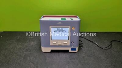 Philips Respironics Trilogy 202 Ventilator Software Version 14.2.04 (Powers Up) with Battery, SpO2 Finger Sensor, Hose and Power Supply *SN TV014091002*