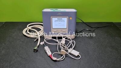 Philips Respironics Trilogy 202 Ventilator Software Version 14.2.04 (Powers Up) with Battery, SpO2 Finger Sensor, Hose and Power Supply *SN TV014091001*