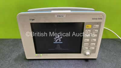 Drager Infinity Delta Patient Monitor with HemoMed 1, Aux/Hemo 2, Aux/Hemo 3, NBP and MultiMed Options (Powers Up with Stock Power Supply, Power Supply Not Included) *SN 5399433851*