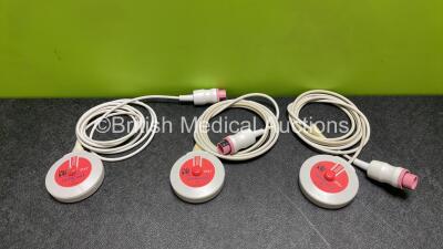 3 x Sonicaid TOCO Transducer / Probes (Damage to Casing - See Photos)