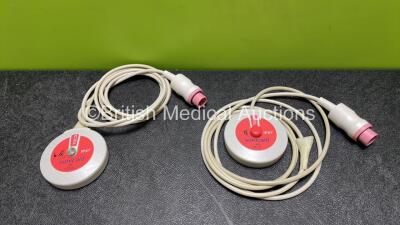 2 x Sonicaid TOCO Transducer / Probes (Damage to Casing - See Photos)