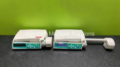 2 x B.Braun Perfusor Space Syringe Pumps (Both Power Up with Stock Power Supply, Power Supply Not Included, 1 x Powers Up with Alarm) *SN 20569 / 197200*