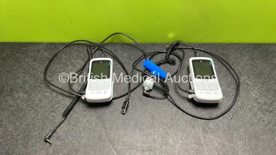 2 x Envitec by Honeywell MySign O Oxygen Monitors with 1 x Sensor and Cables (Both Power Up) *SN 102713 / 102716*