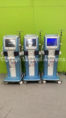 3 x Gambro Artis Dialysis Machines Running Hours 17597 / 42764 / 34594 (All Power Up) *FX029900 / FX007188 / FX014579*