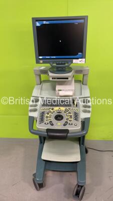 BK Medical ProFocus Ultrasound Scanner *S/N 1885238* with Sony Printer (Powers Up with 1 x Missing Dial)