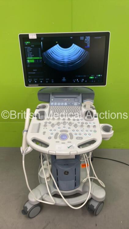 Ref Small Screen GE Voluson S8 Flat Screen Ultrasound Scanner Ref BT18 *S/N VS8802232 ...