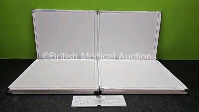 6 x Philips SkyPlate Detectors with 7 x Batteries (1 x Damaged Battery Casing - See Photo) *SN 1434CB / NA / NA / 1947D3 / 2018EW / 2035C6*