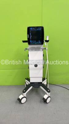 GE Venue 50 Ultrasound Scanner *Mfd - 05/2016* Version - R4.0.7 with 1 x 12L-SC Transducer / Probe *Mfd - 03/2021* on NZ Cart (Powers Up, Small Mark to Probe Head - See Photo) *513427WX5*