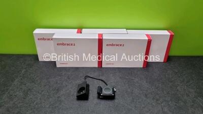 5 x Empatica Embrace 2 Model Embrace Wrist Worn Epilepsy Monitors *Mfd 2019* with Chargers in Box