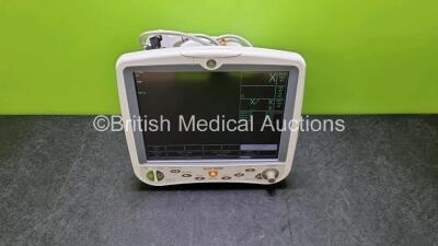 GE Dash 5000 Patient Monitor (Powers Up) Including ECG, NBP, SpO2, BP1/3, BP2/4, Temp/CO and CO2 Options *SN SHQ11464326A*