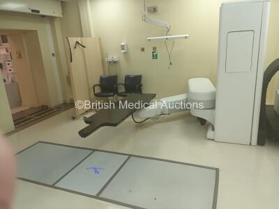 Accuray CyberKnife Robotic Radiosurgery System *Mfd - 2008* with Robocouch and Apollo Laser Positioning System. Professionally Deinstalled. Parts Only System As Computer Has Been Retained By Vendor. - 2