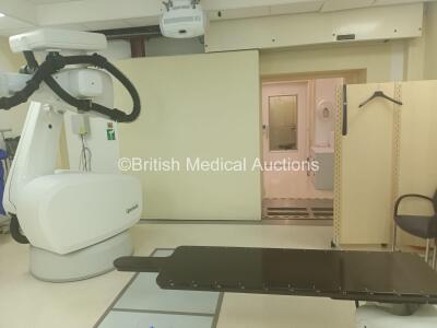 Accuray CyberKnife Robotic Radiosurgery System *Mfd - 2008* with Robocouch and Apollo Laser Positioning System. Professionally Deinstalled. Parts Only System As Computer Has Been Retained By Vendor. - 4