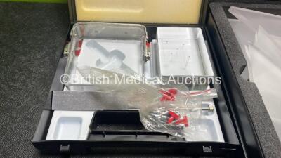 1 x GE Stereotix D Seno Positioner Assembly for GE Mammography in Carry Case and 1 x Phantom Block with Various Corner Parts in Case - 4